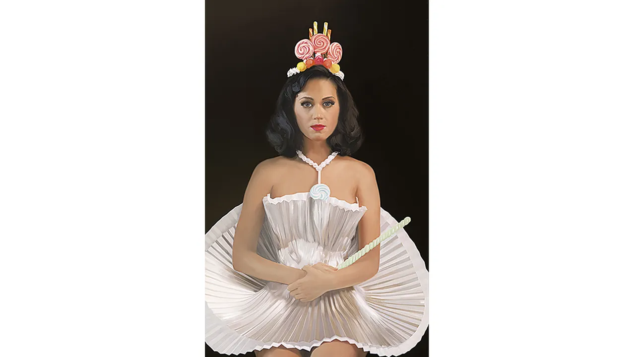 katy perry cotton candy dress Artist Will Cotton Reveals How He and Katy Perry Played an Elaborate Game  of Candy Land