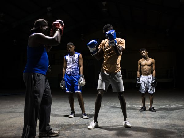Boxers train in a gym in Havana, Cuba thumbnail