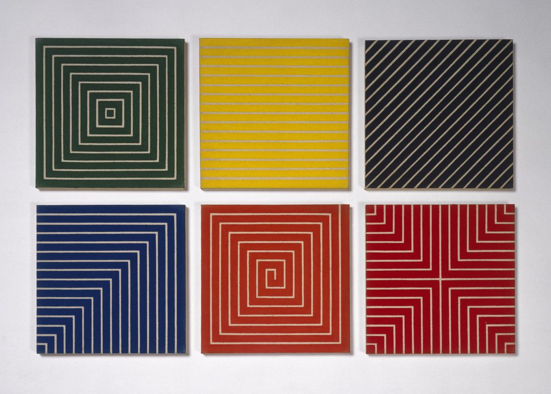 Miniature Benjamin Moore Series (1962) by Frank Stella