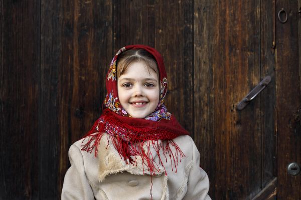 A red handkerchief. thumbnail