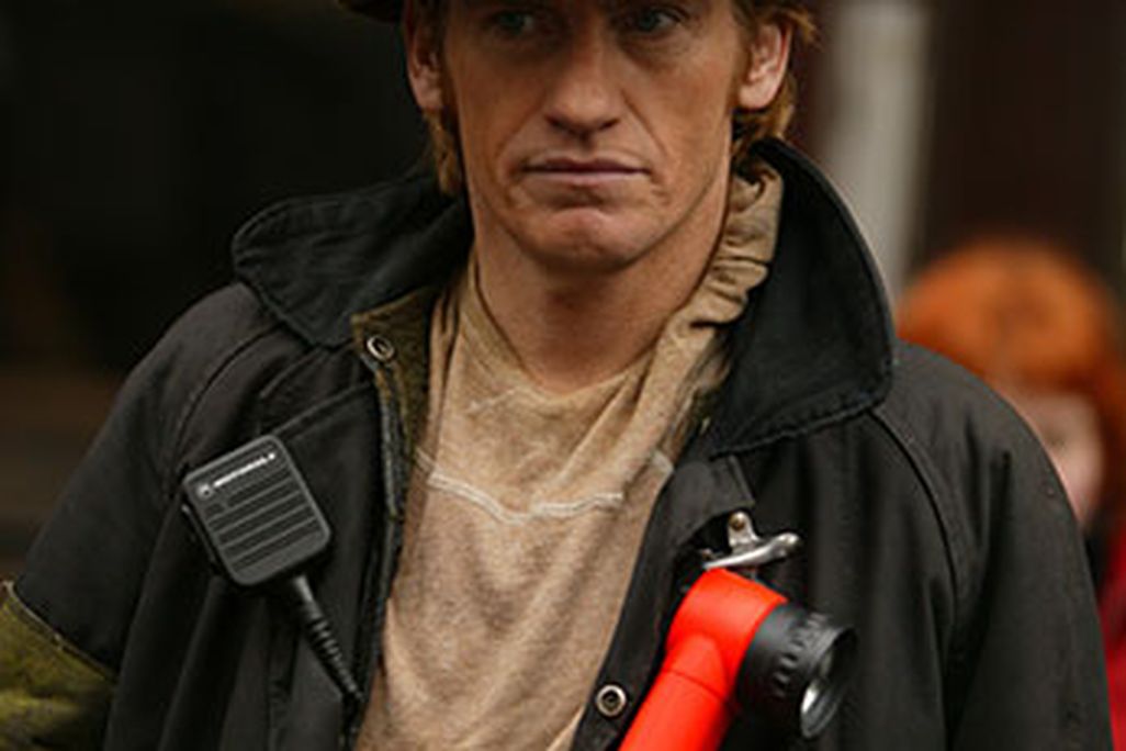 Denis Leary donated props from the show "Rescue Me."