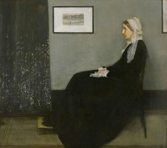 Whistler’s Mother (Arrangement in Grey and Black No.1), 1871, James McNeill Whistler.
