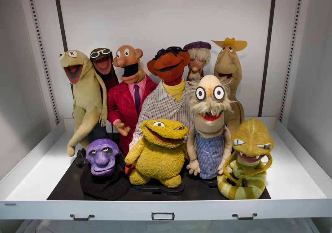 Muppets in storage
