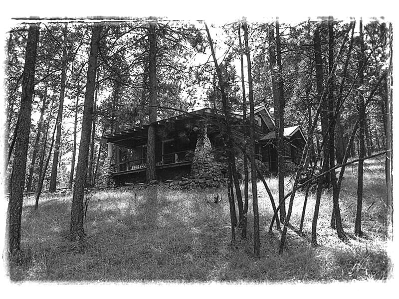 The lodge of Badger Clark in Custer State Park