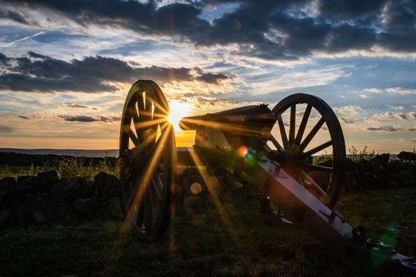 A canon at Gettysburg thumbnail