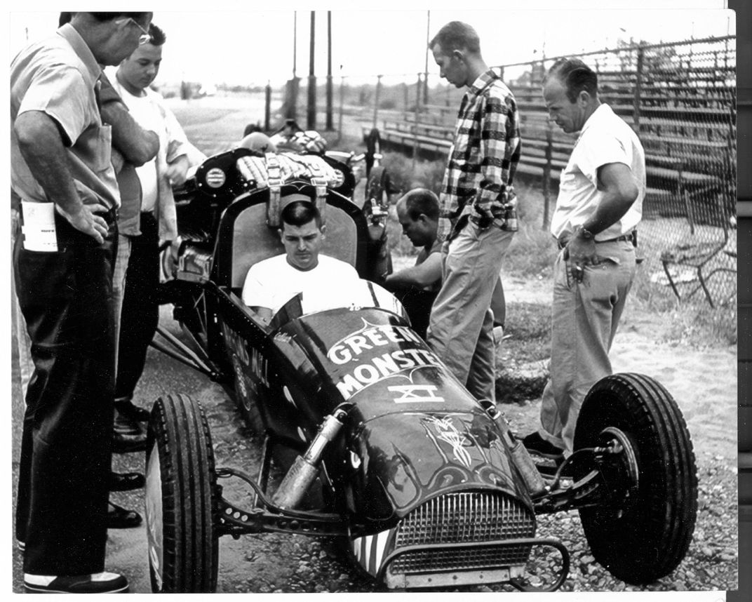 Mickey Thompson in Green Monster