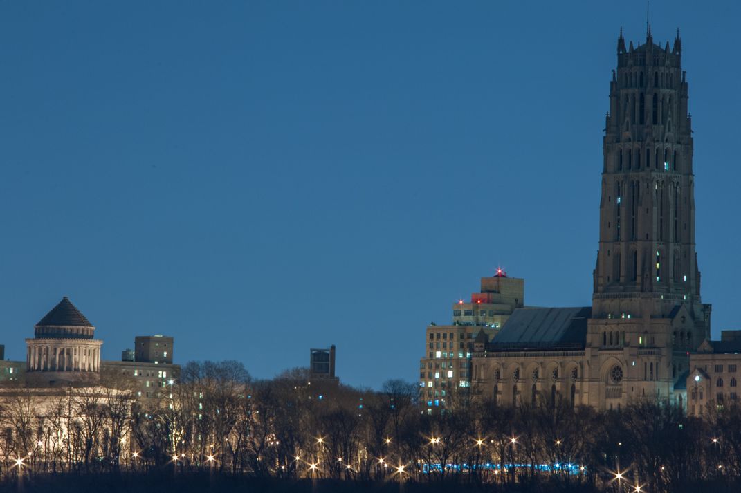 View of Riverside Church and Grant's Tomb from New Jersey | Smithsonian ...