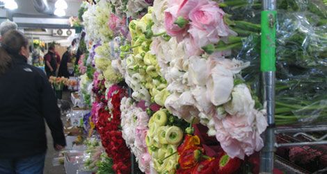 The flowers at Chelsea Market