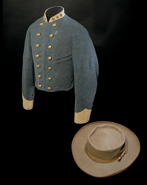 John Singleton Mosby Cavalry jacket and hat