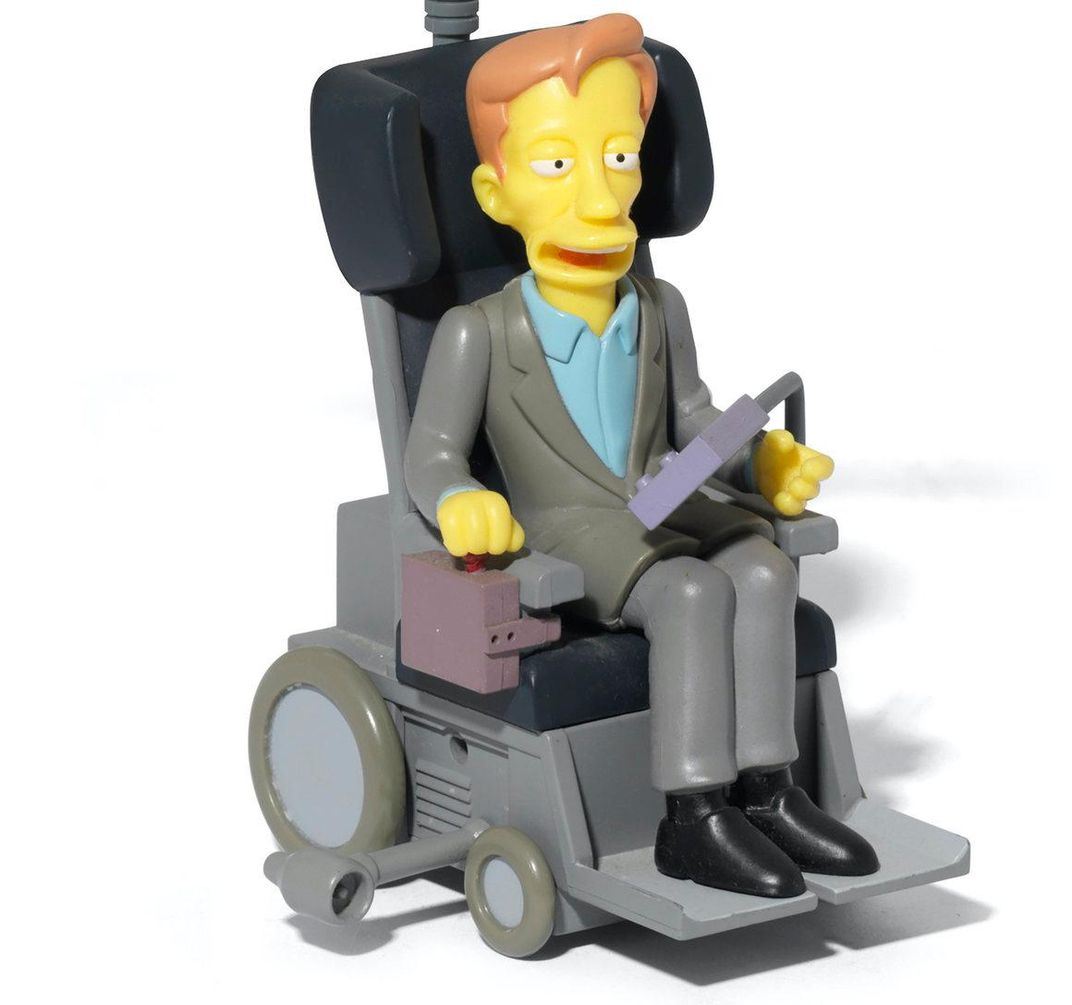 Stephen Hawking figurine from "The Simpsons"