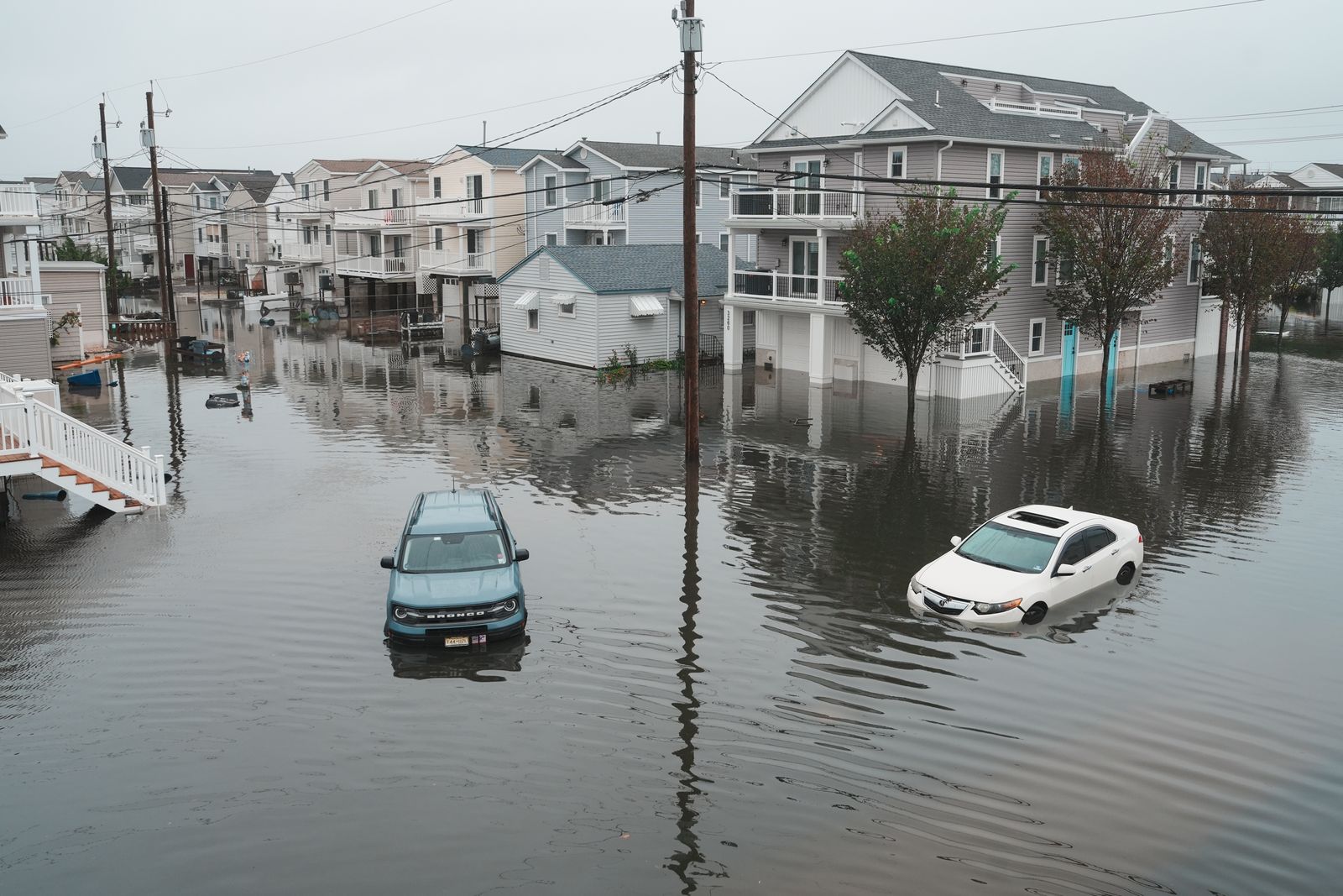 A Shark Was Spotted Swimming Through the Flooded Streets of New Jersey During the Nor'easter