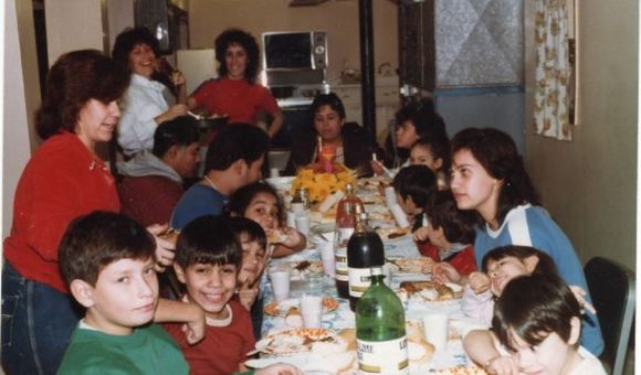 Kids Eating Circa 1982, Loza.jpg