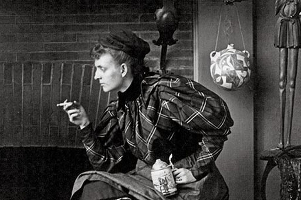 Frances Benjamin Johnston self portrait