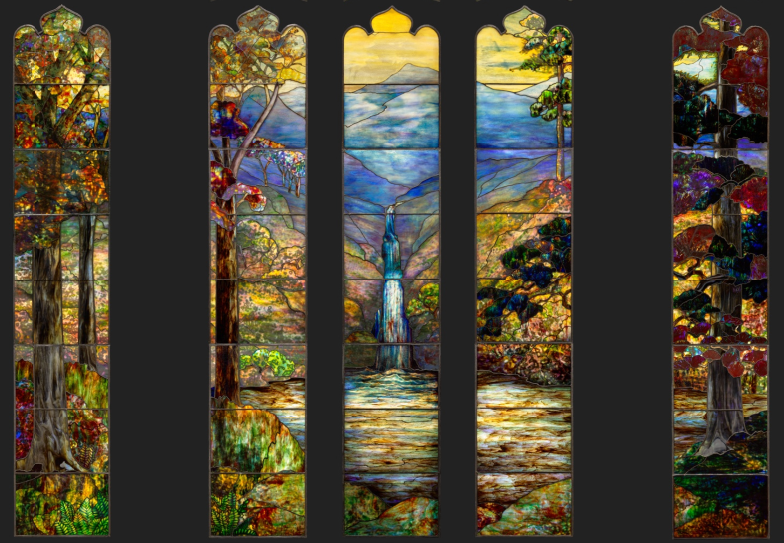 paintings that look like stained glass