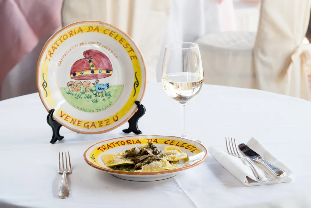 In Some Trattorias in Italy, Diners Can Enjoy a Meal and Take the Plate It Was Served on Home as a Souvenir