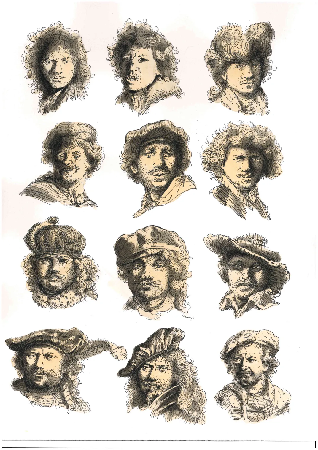 Rembrandt portrait designs