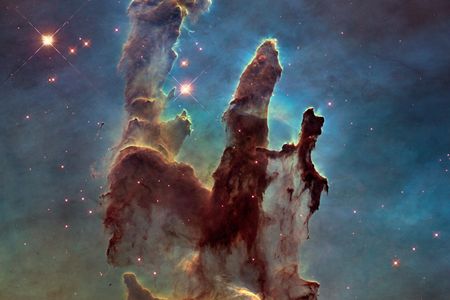 Hubble snapped this incredibly detailed view of the "Pillars of Creation" to help mark its 25th anniversary.