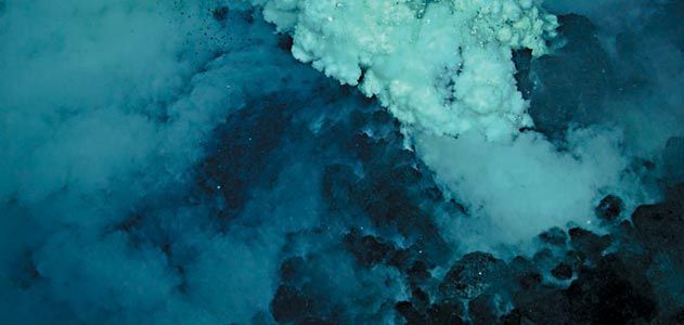 Underwater volcano