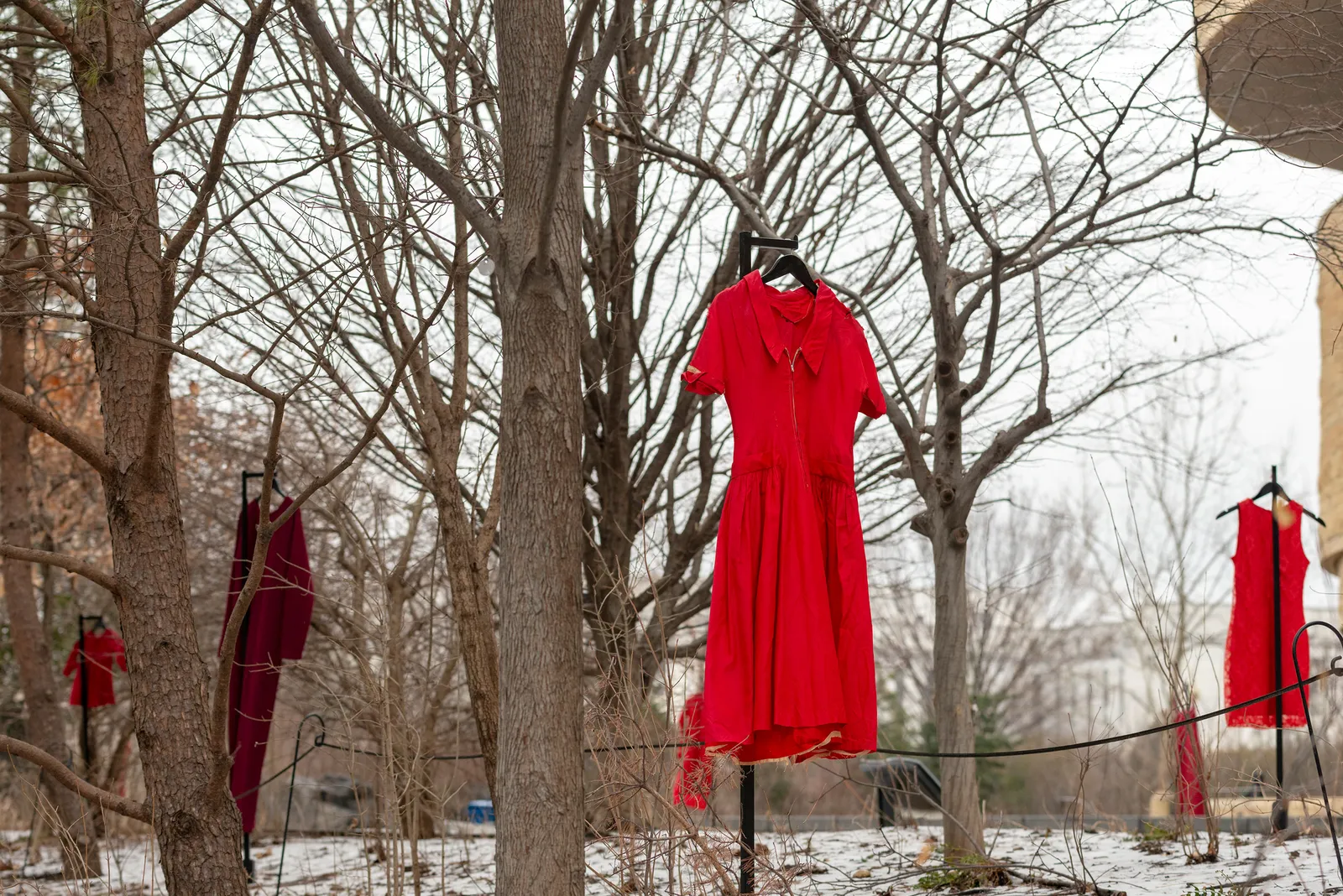 These Haunting Red Dresses Memorialize Murdered and Missing Indigenous Women | the Smithsonian| Smithsonian