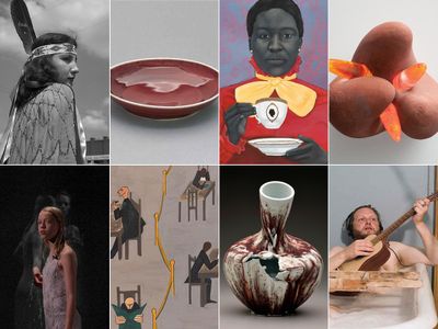 Top Left: Horace Poolaw, American Indian Museum; Ming Dynasty and Rothko, Sackler, Any Sherald, Visual Arts Gallery, NMAAHC; Noguchi, SAAM. Bottom Left: Bill Viola, Portrait Gallery, Jacob Lawrence, Phillips Collection, Steven Young Lee, The Renwick and Ragnar Kjartansson at the Hirshhorn