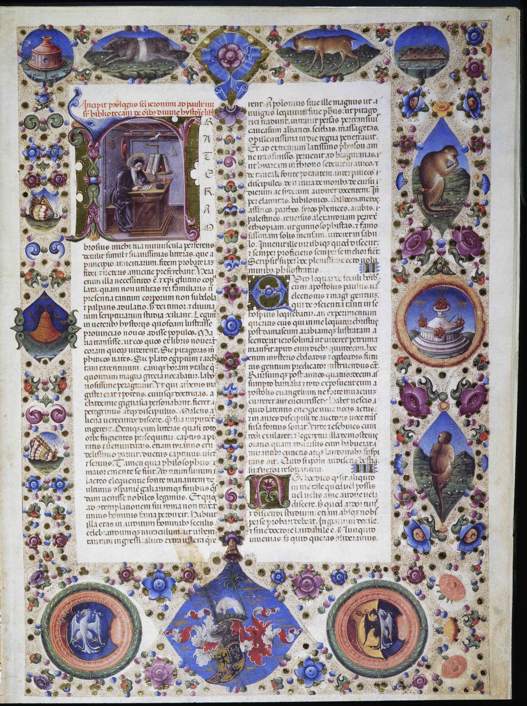 Page of Borso d'Este Bible
