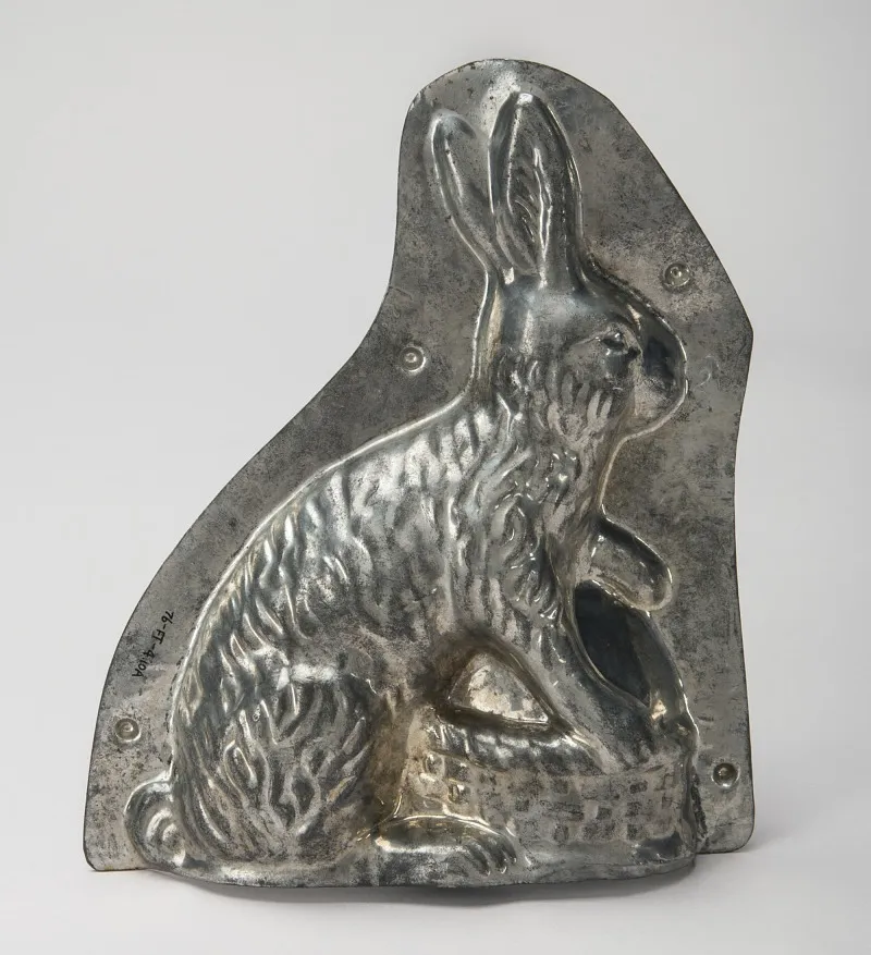 NMAH Easter bunny chocolate mold