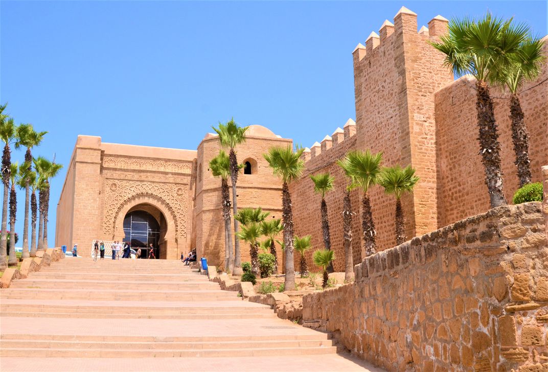 Entrance to the Kasbah of the Oudaias, Rabat