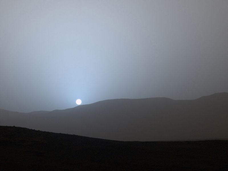 Curiosity Martian Sunset