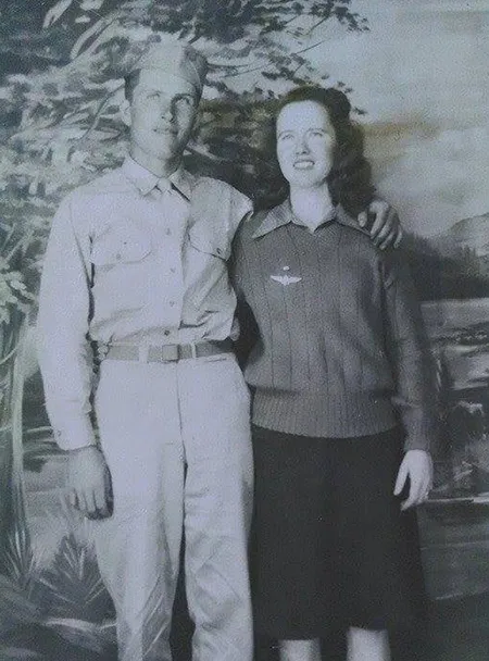 Eddie Hart and his sister