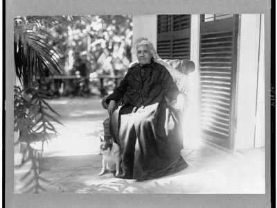 Queen Liliuokalani of Hawaii, overthrown by sugar plantation owners and U.S. troops in 1893