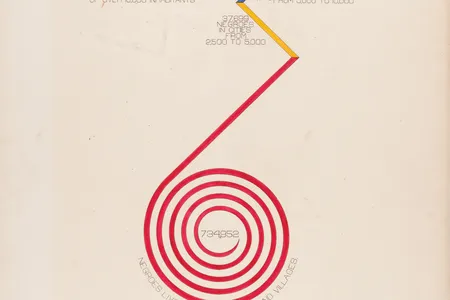 Close up on Atlanta University's "City and Rural Population. 1890" data visualization