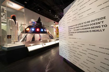 George Clinton donated to the museum his Parliament Funkadelic Mothership.