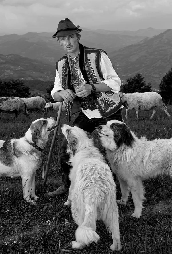 Hutsul Shepherd,Transcarpathia - Ukraine. thumbnail