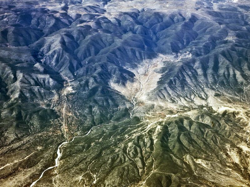 Aerial view of the Sierra Madre mountains of Mexico. Smithsonian