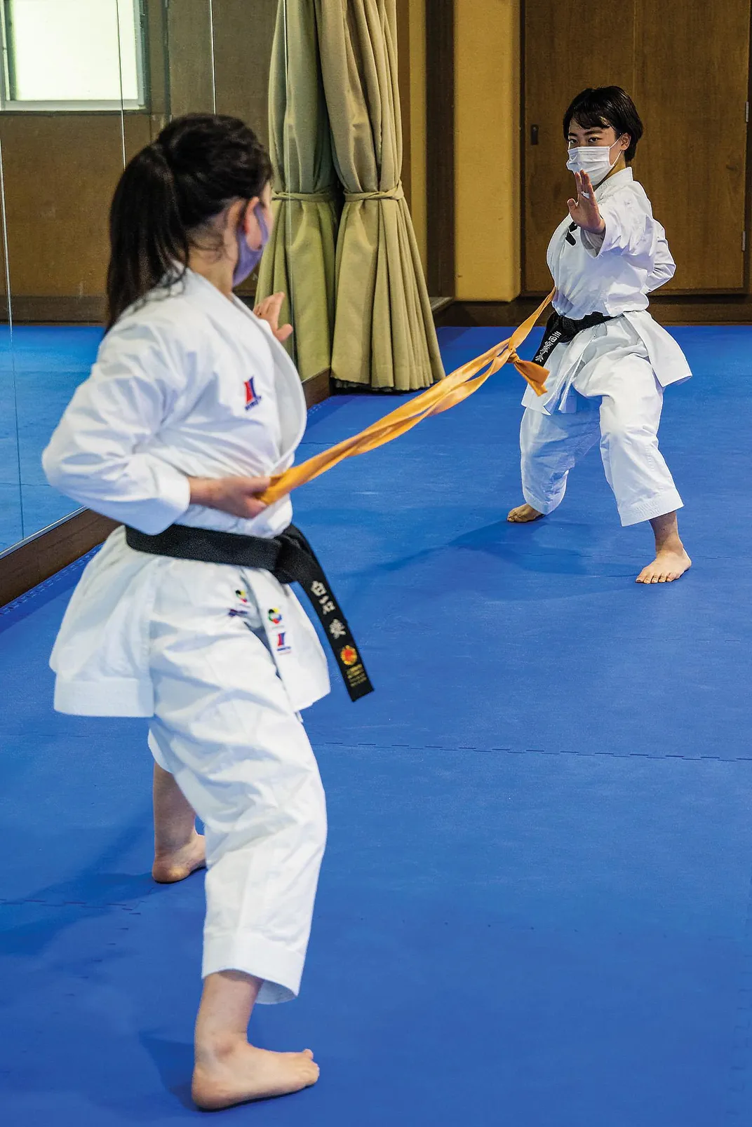 Karate participants