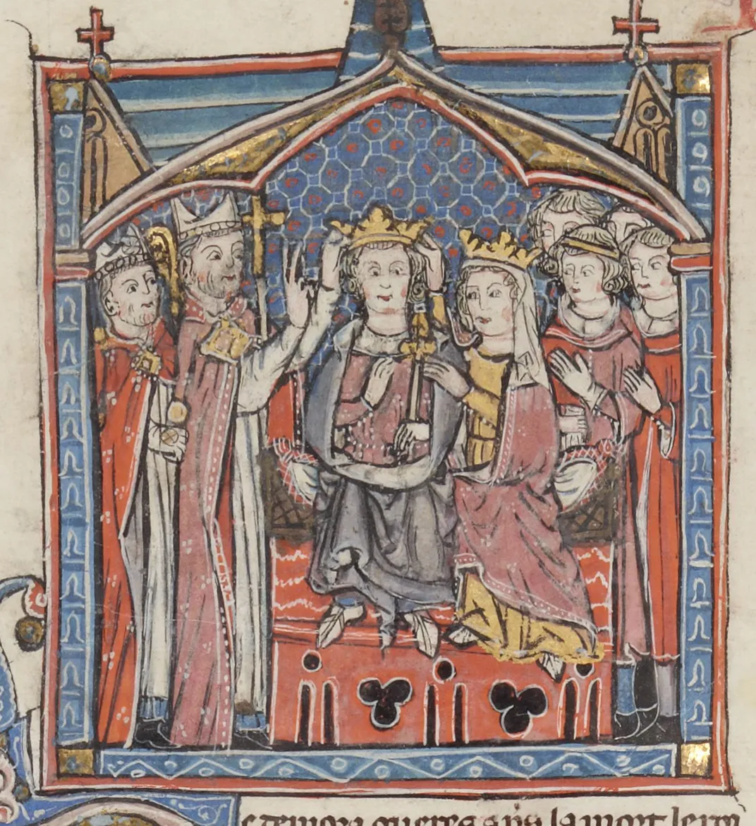 Coronation of Baldwin III of Jerusalem by his mother, Melisende