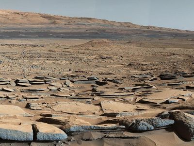 Curiosity's view of rock strata at the foot of Mt. Sharp on Mars. Finding signs of Martian life will require scientists to keep an open mind. 