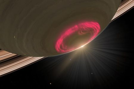 Just as northern lights appear on Earth, Saturn has auroras—and they may help explain why the ringed planet's upper atmosphere gets so hot.