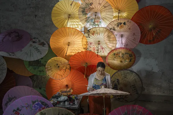 Making umbrellas thumbnail