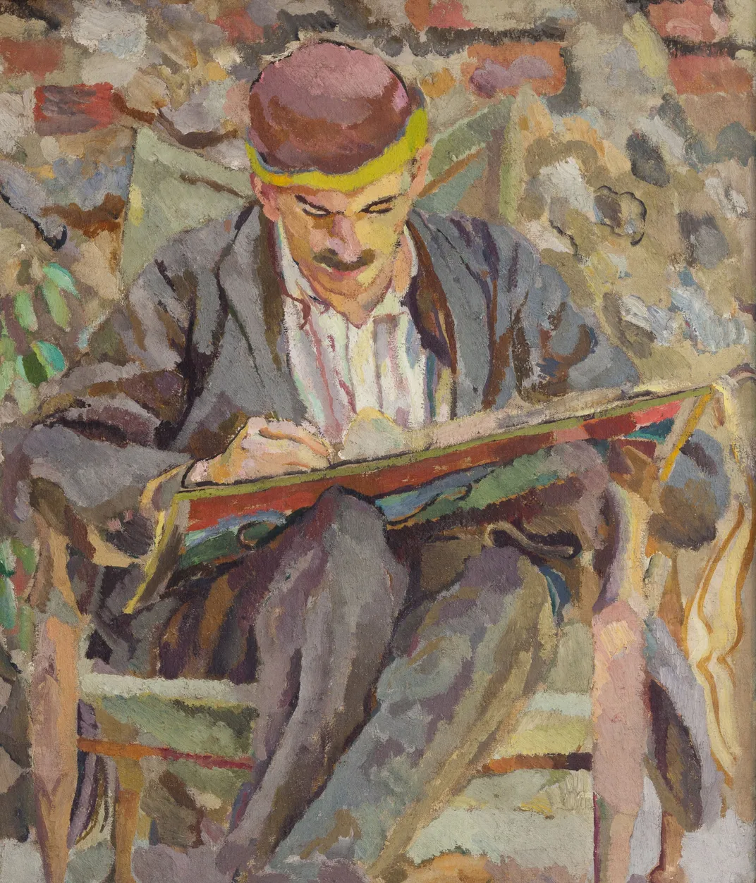 Duncan Grant's portrait of John Maynard-Keynes (c. 1917)