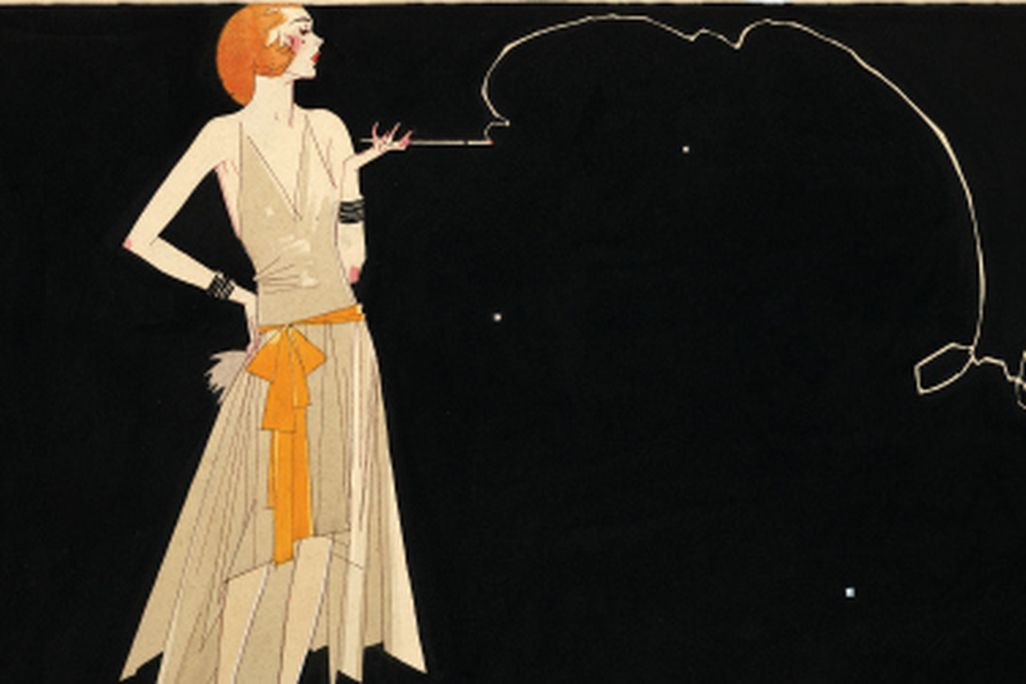 “Where there’s smoke there’s fire” by Russell Patterson, 1920s