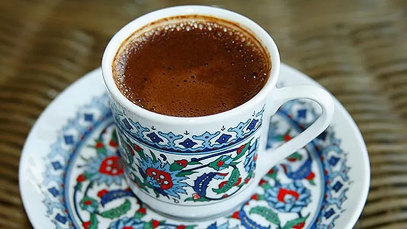 Black & White Turkish Coffee Cups W/Water Glass Set