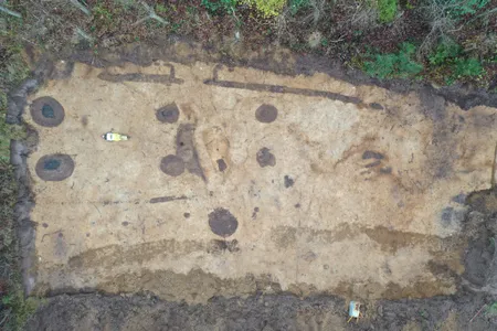 Archaeologists have only unearthed half of the Viking hall so far and plan to continue their dig later in 2023.