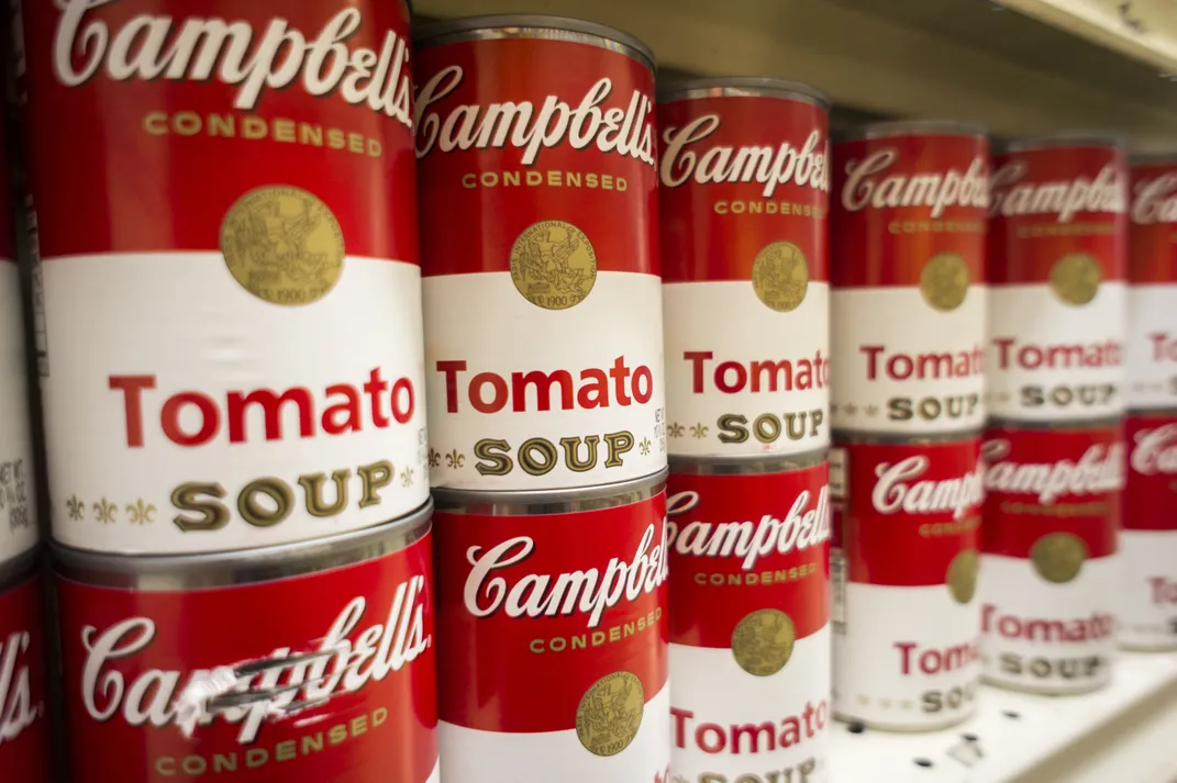 Cans of Campbell's Tomato Soup