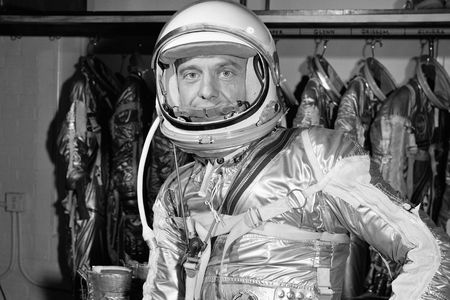Shepard, a couple of weeks before his first spaceflight in May 1961.