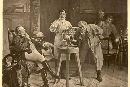 Throughout the mid-1800s, improvements on the spectroscope allowed physicists to more accurately measure the wavelengths of light and identify new elements—like helium.  