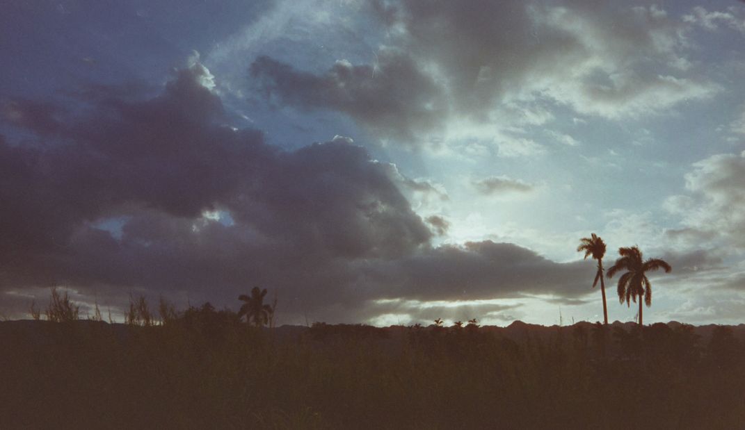 The skies over a stretch of land along Edward Seaga Highway