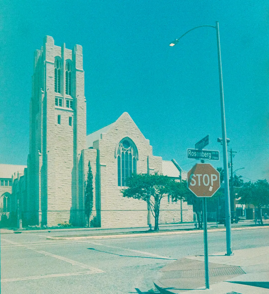The First Lutheran Church, founded in 1850