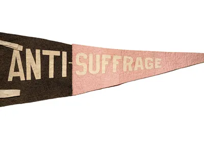 Anti-suffrage pennant