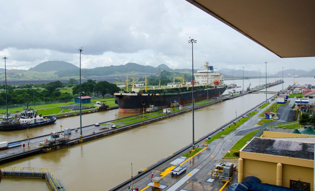 Lock in the Panama Canal